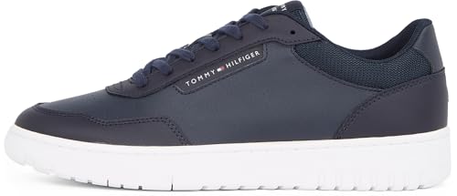 TOMMY HILFIGER Men’s Leather Low Top Sneakers