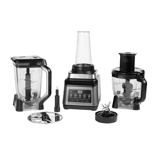 Ninja 2-in-1 Detect Power Mixer Pro & Single Serve, 1200W Mixer mit Krug, & Single Serve Tasse, Smoothies mixen, Gemüse hacken & Frozen Drinks mixen, Kupfer/Schwarz
