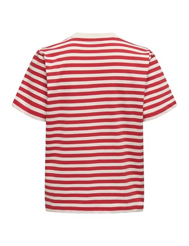 ONLY Women’s Onllivina T-Shirt – Classic Cotton Round Neck Tee