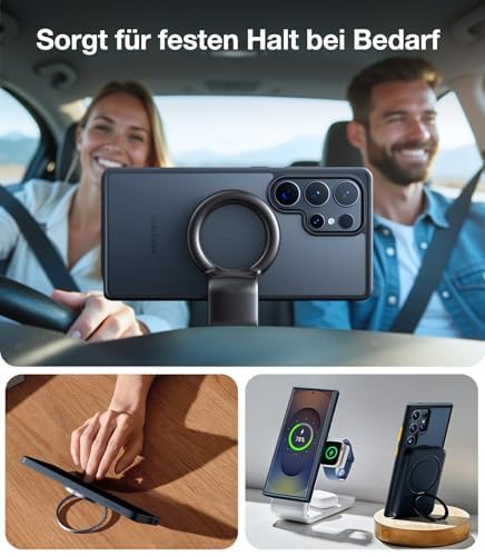 TORRAS For Samsung Galaxy S25 Ultra Case for MagSafe No.1 Protective Power and Magnetic Force S25 Ultra Case Military Level Shockproof Scratch-Resistant with Airbags Hard Case Protective Case Guardian 