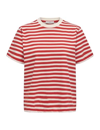 ONLY Women’s Onllivina T-Shirt – Classic Cotton Round Neck Tee