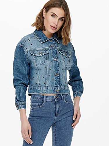 ONLY Women’s ONLRAIN Mid-Rise Skinny Fit Jeans
