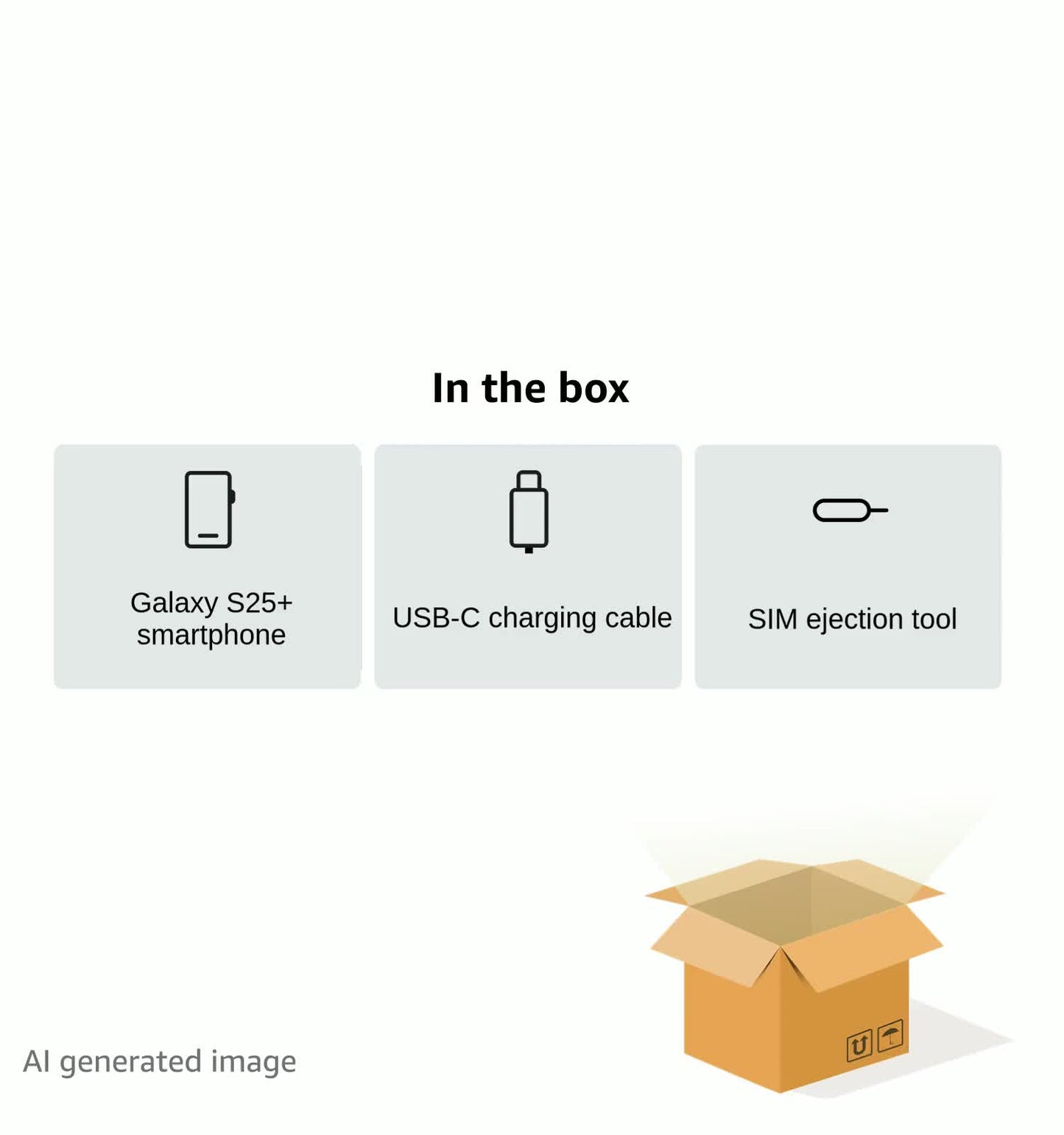 Samsung Galaxy S25+ AI Smartphone with Galaxy AI, No Contract, Mobile Phone with Android, 12 GB RAM, 256 GB Memory, 50 MP Camera, Silver Shadow