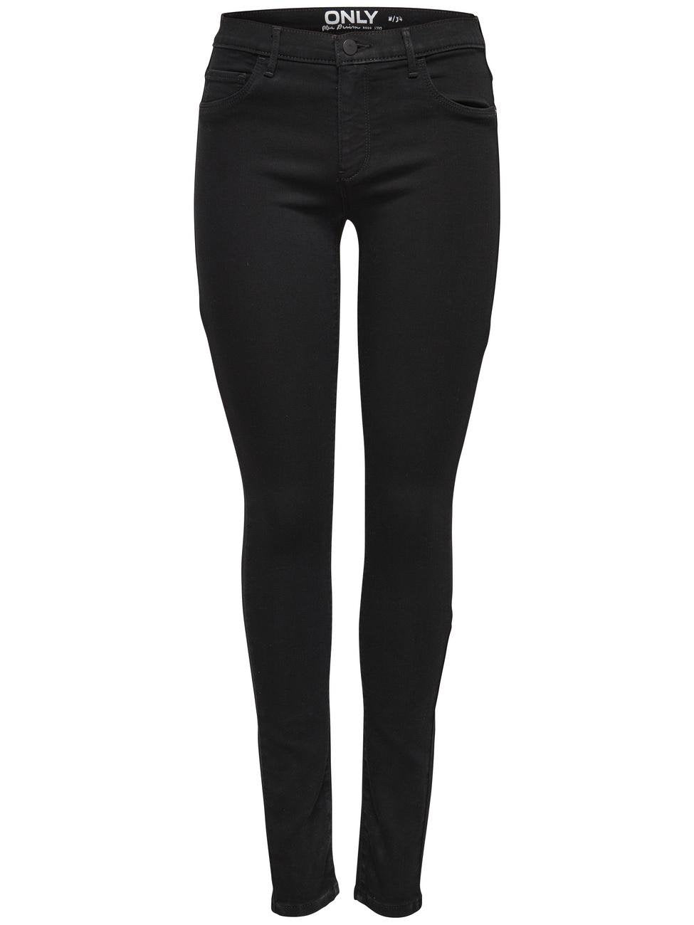 ONLY Women’s ONLRAIN Mid-Rise Skinny Fit Jeans