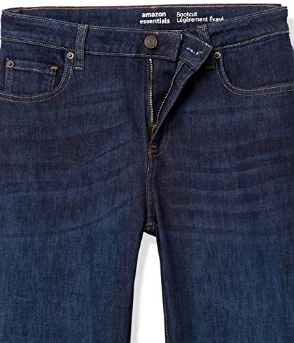 Essentials Women’s Mid-Rise Bootcut Jeans – Slim Fit with Stretch Denim