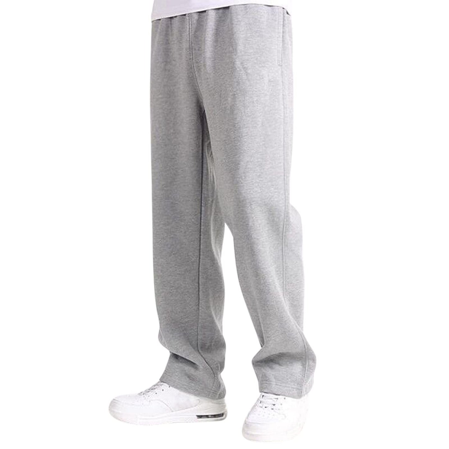 Men’s Baggy Fit Jogging Pants – Fleece-Lined Cotton Blend Sweatpants