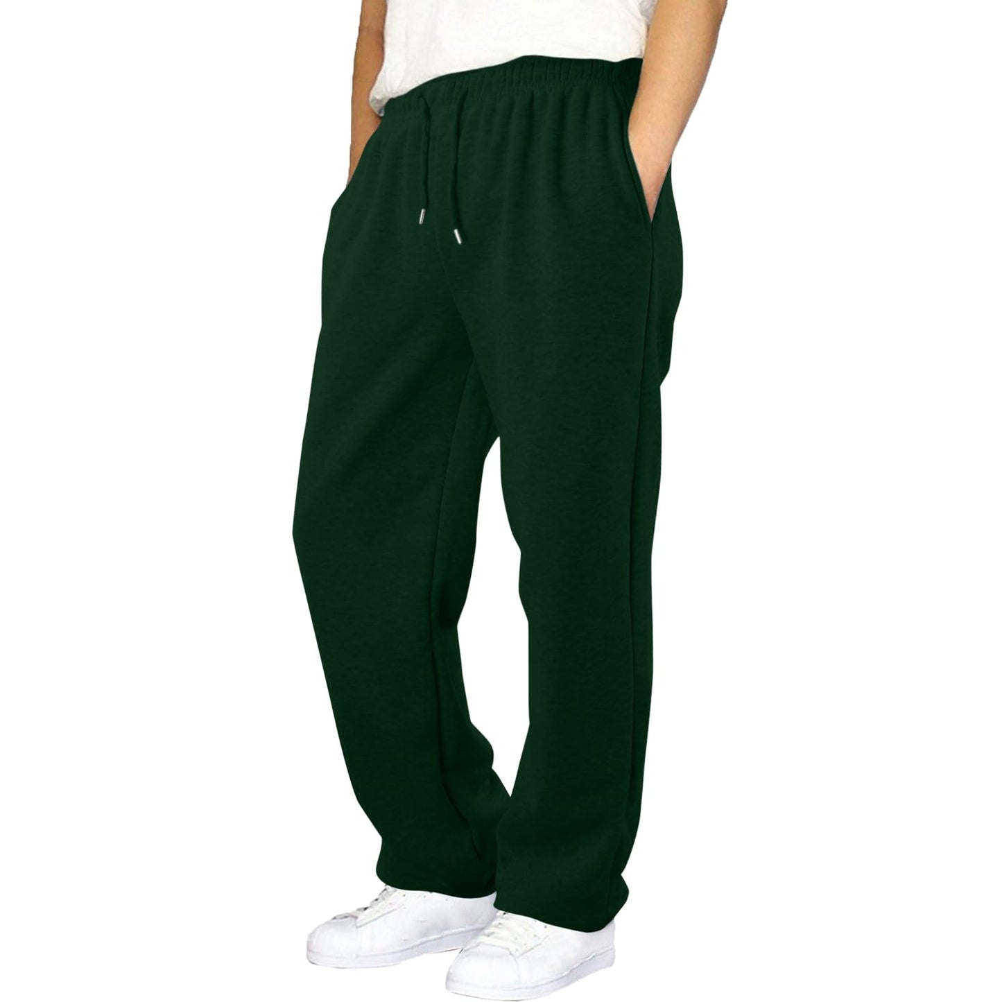 Men’s Baggy Fit Jogging Pants – Fleece-Lined Cotton Blend Sweatpants