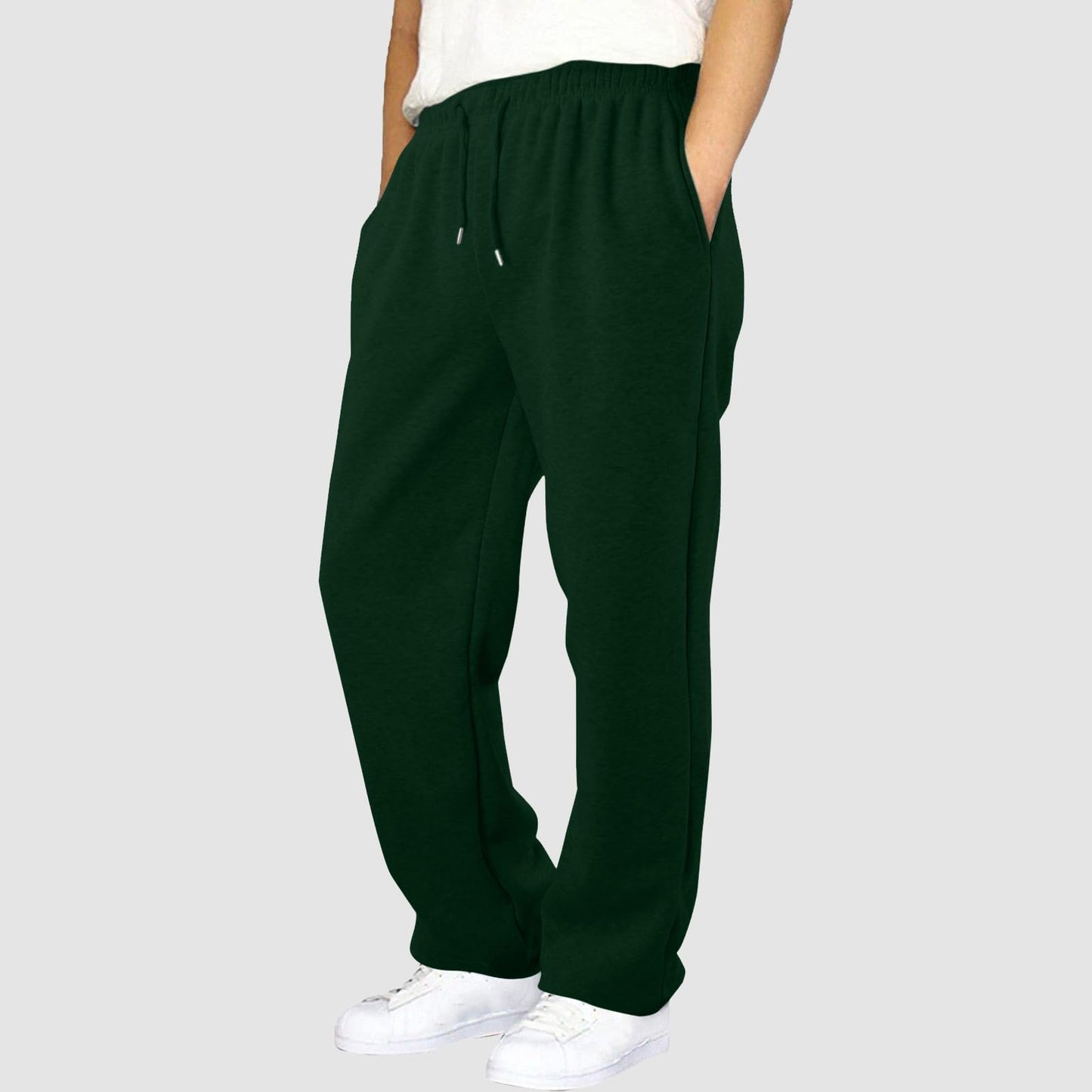 Men’s Baggy Fit Jogging Pants – Fleece-Lined Cotton Blend Sweatpants