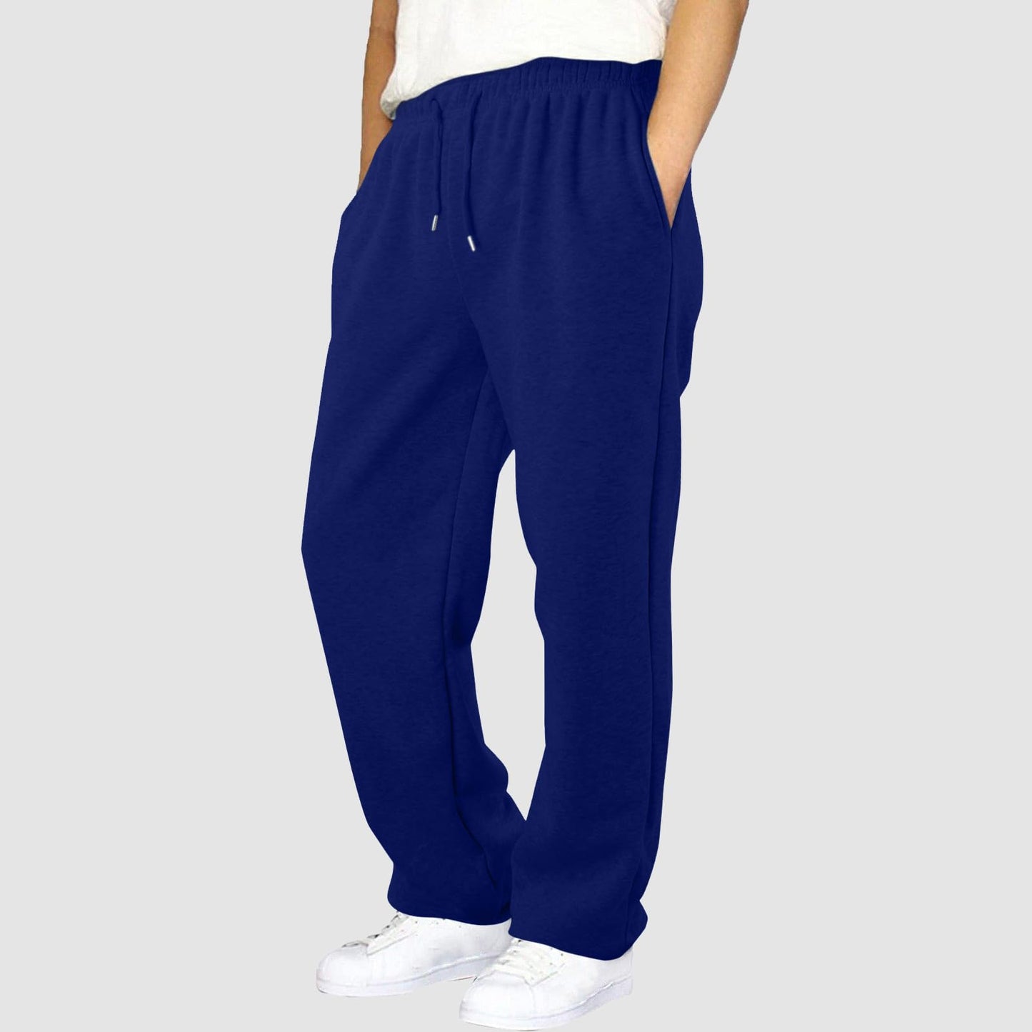 Men’s Baggy Fit Jogging Pants – Fleece-Lined Cotton Blend Sweatpants