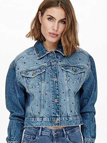 ONLY Women’s ONLRAIN Mid-Rise Skinny Fit Jeans
