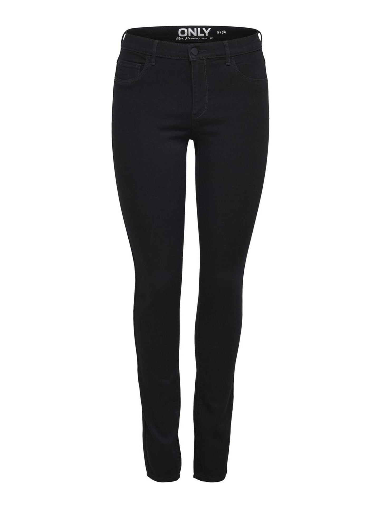 ONLY Women’s ONLRAIN Mid-Rise Skinny Fit Jeans