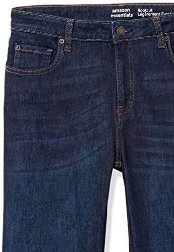 Essentials Women’s Mid-Rise Bootcut Jeans – Slim Fit with Stretch Denim