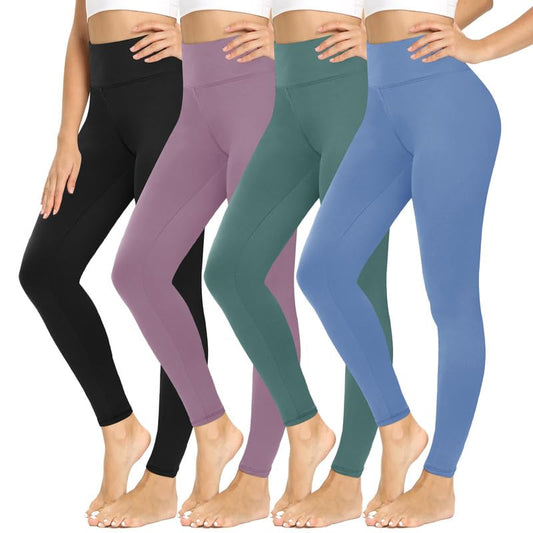 CAMPSNAIL Women’s 4-Pack High Waist Leggings