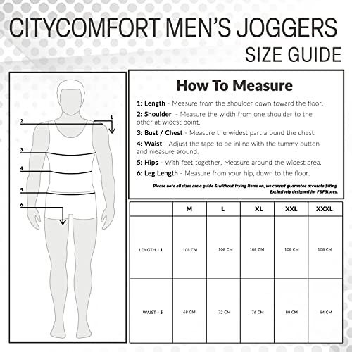 CityComfort Men’s Jogging Pants
