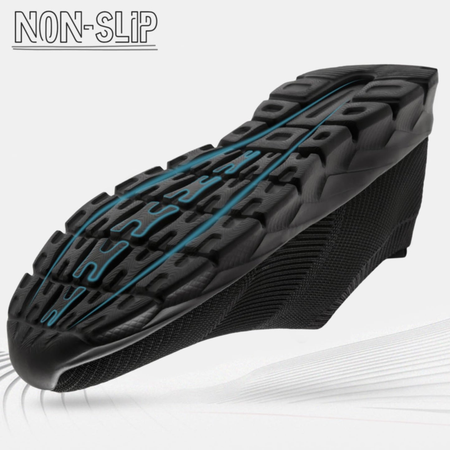 Men’s Slip-On Running Shoes – Lightweight Breathable Athletic Sneakers