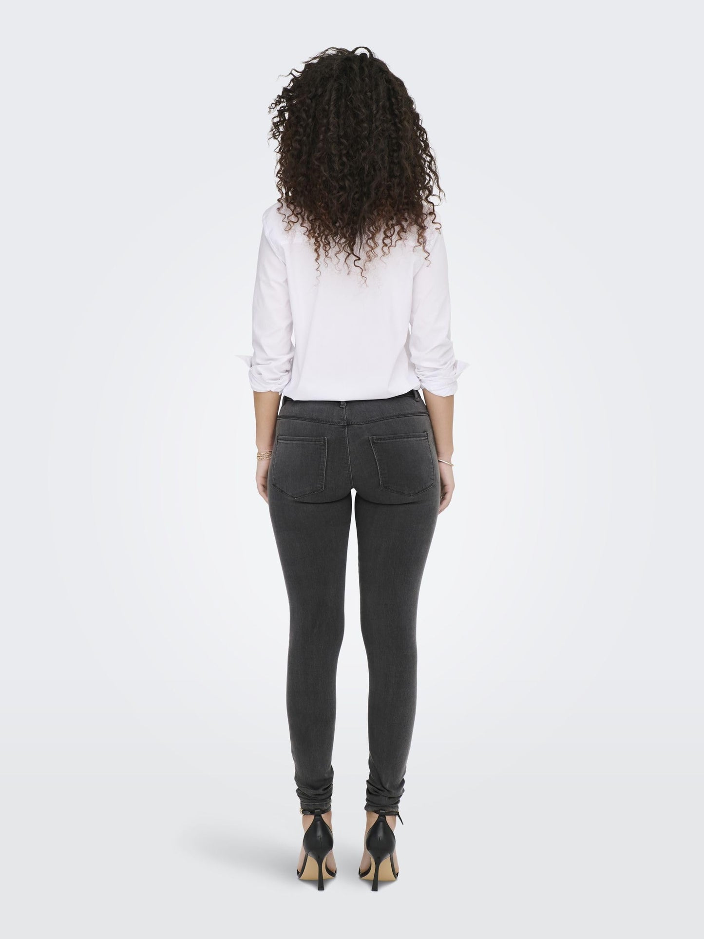 ONLY Women’s ONLRAIN Mid-Rise Skinny Fit Jeans