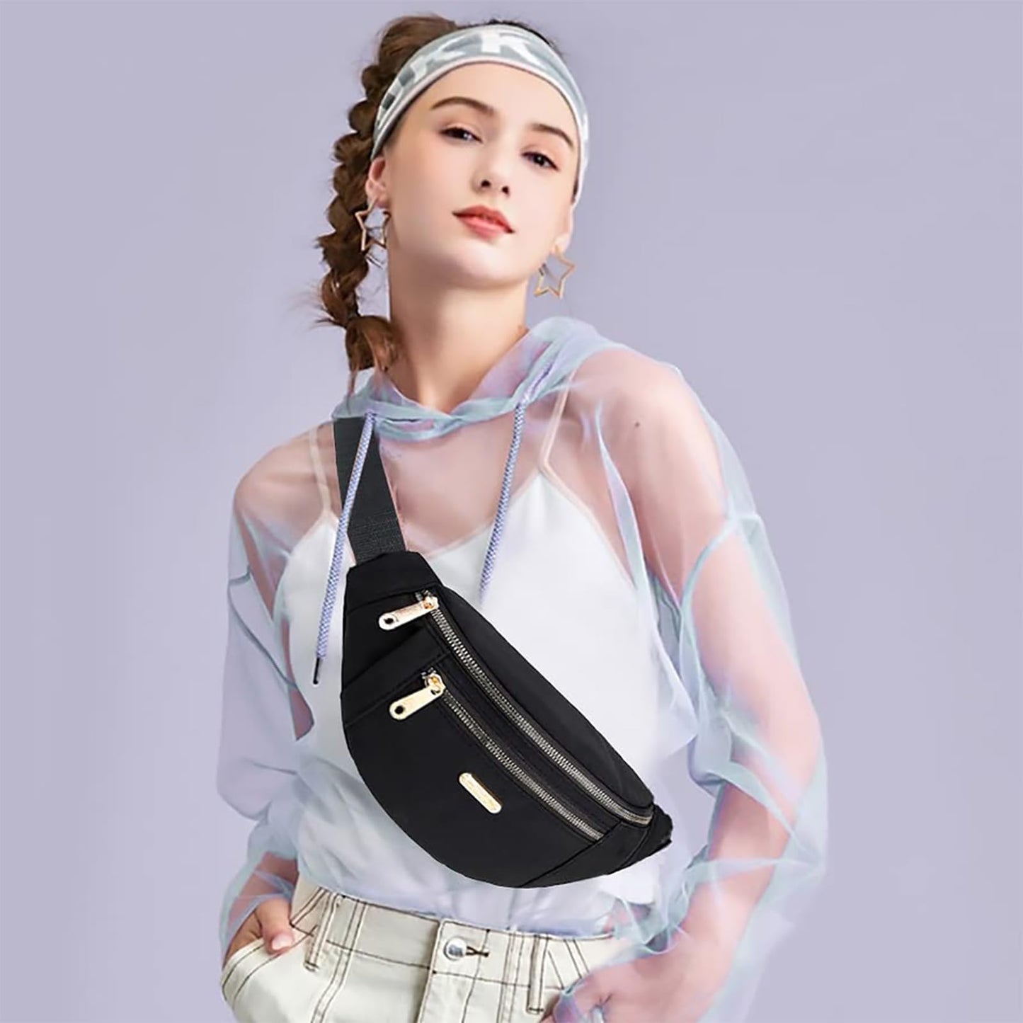 Stylish Waist Bag for Men & Women – Adjustable Hip Bag