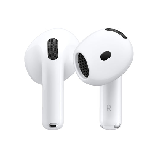 Apple AirPods 4 Wireless Headphones, Bluetooth Headphones, Personalized 3D Audio, Protection from Sweat and Water, USB-C Charging Case, H2 Chip, Up to 24 Hours Playback 