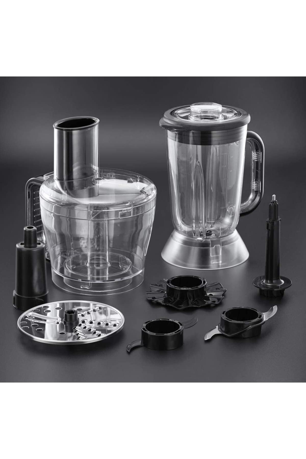 Russell Hobbs Zerkleinerer elektrisch Mini [Glasbehälter inkl. Aufbewahrungsdeckel] Desire Rot (500ml, Gemüsezerkleinerer, Mixer, Multi-& Universalzerkleinerer f. Gemüse, Obst & Fleisch) 24660-56