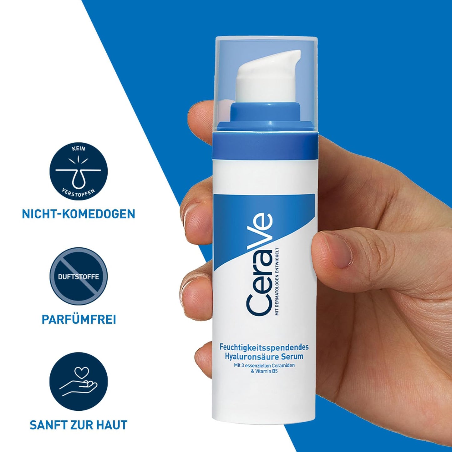 CeraVe Hydrating Hyaluronic Acid Serum – Moisturizing Face Serum (30ml)