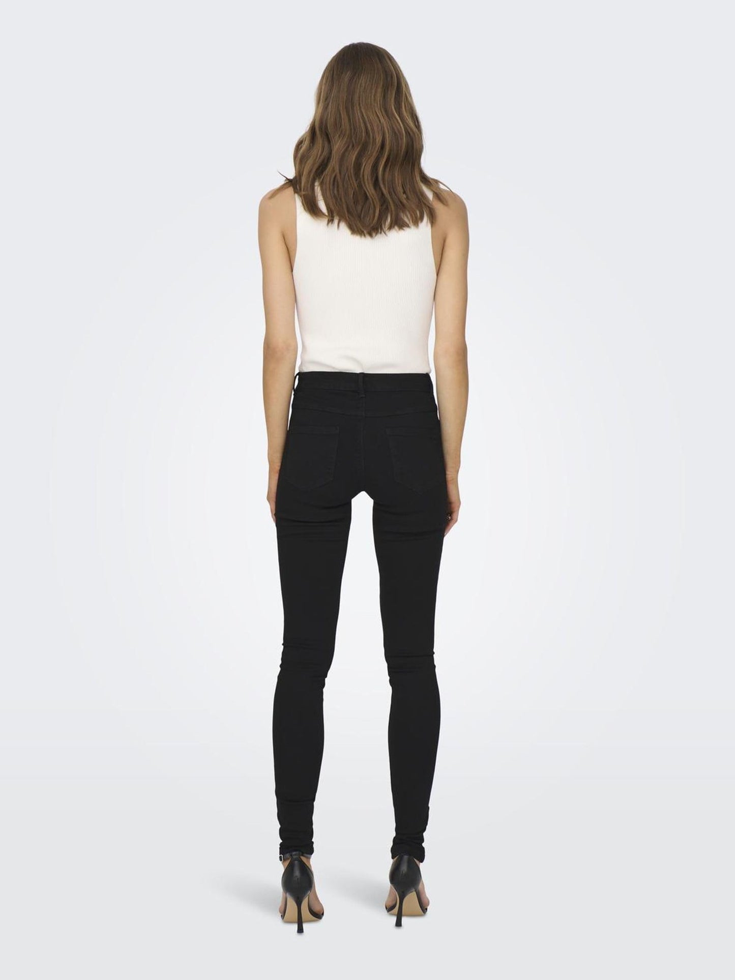 ONLY Women’s ONLRAIN Mid-Rise Skinny Fit Jeans