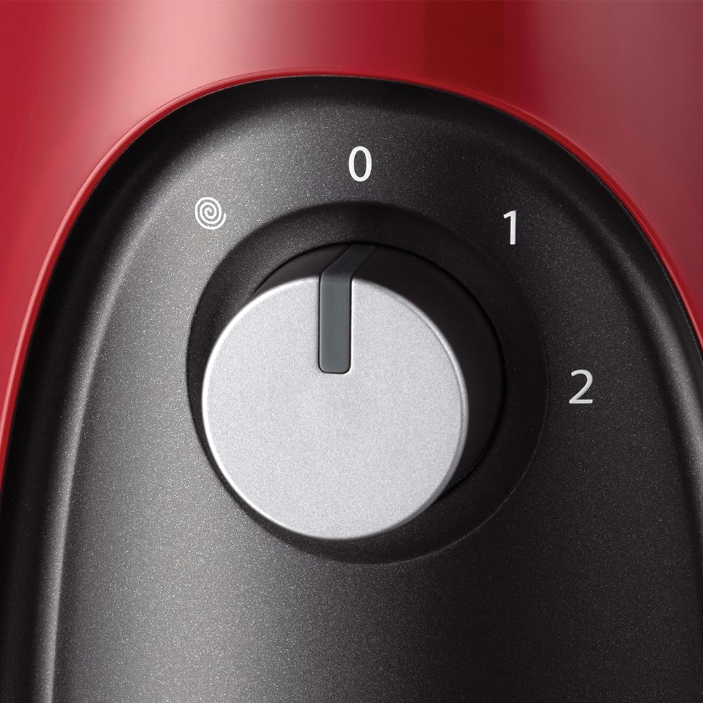 Russell Hobbs Zerkleinerer elektrisch Mini [Glasbehälter inkl. Aufbewahrungsdeckel] Desire Rot (500ml, Gemüsezerkleinerer, Mixer, Multi-& Universalzerkleinerer f. Gemüse, Obst & Fleisch) 24660-56