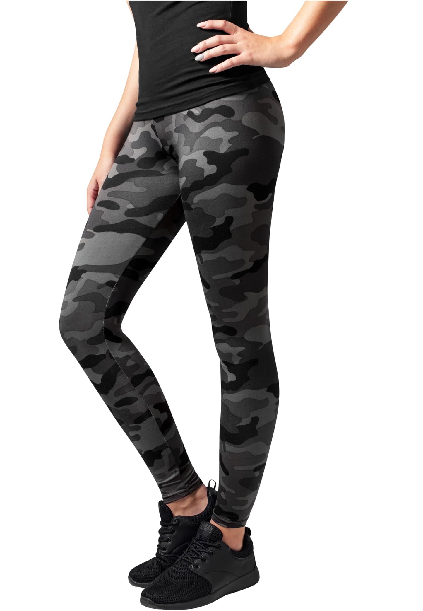 Urban Classics Women’s Camo Leggings – High-Waist Yoga & Fitness Pants