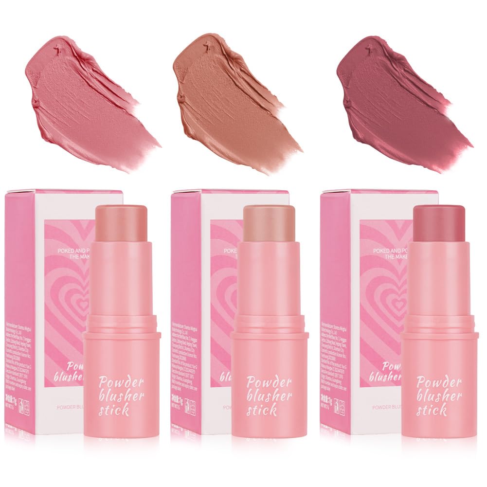 LOPHE Cream Blush Stick - 3 Pieces Set
