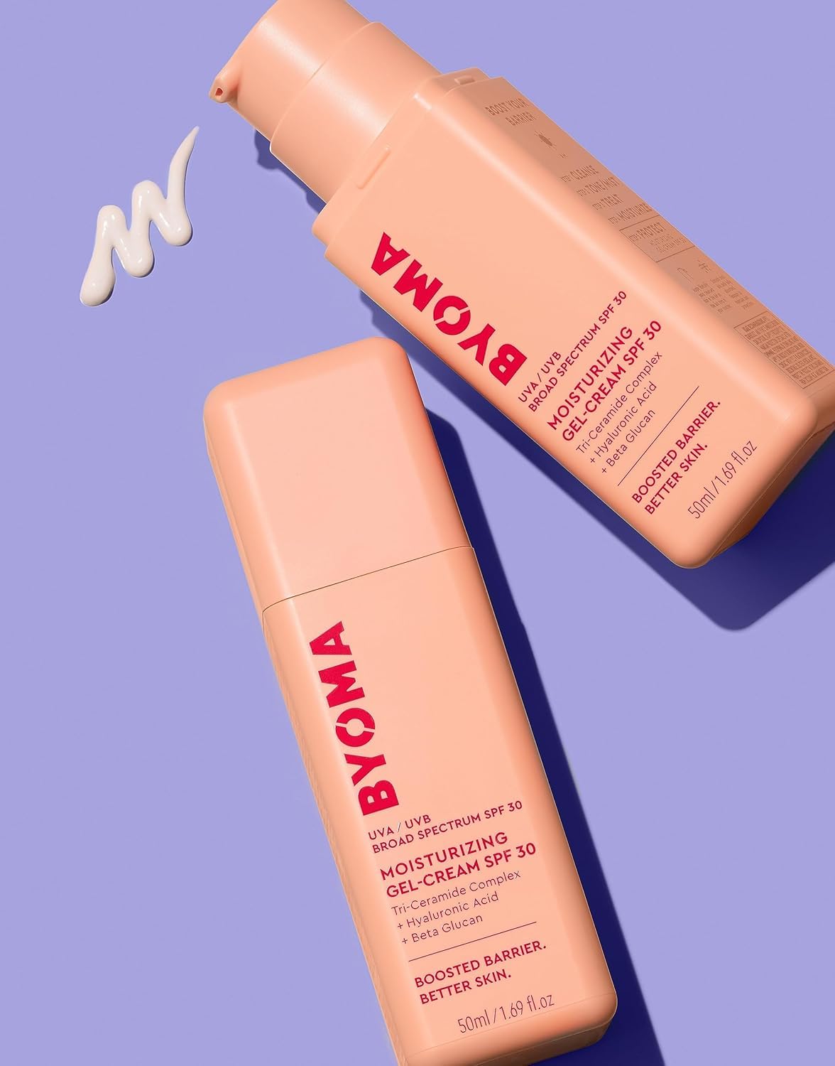BYOMA SPF 30 Moisturiser Gel – Lightweight Hydration & Sun Protection