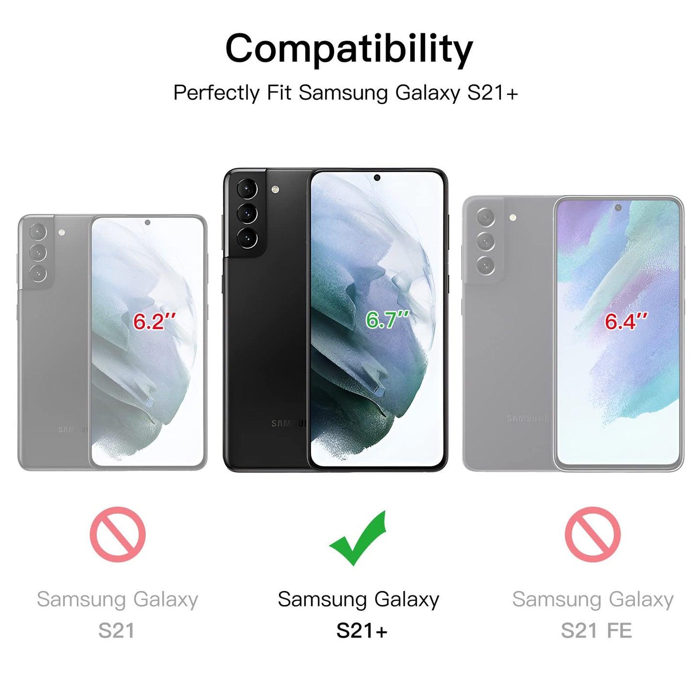 JETech Screen Protector for Samsung Galaxy S25 FE with Camera Protection, 9H Tempered Glass Screen Protector with Easy Installation Tool, Fingerprint ID Compatible, HD Clear, Pack of 2 Each