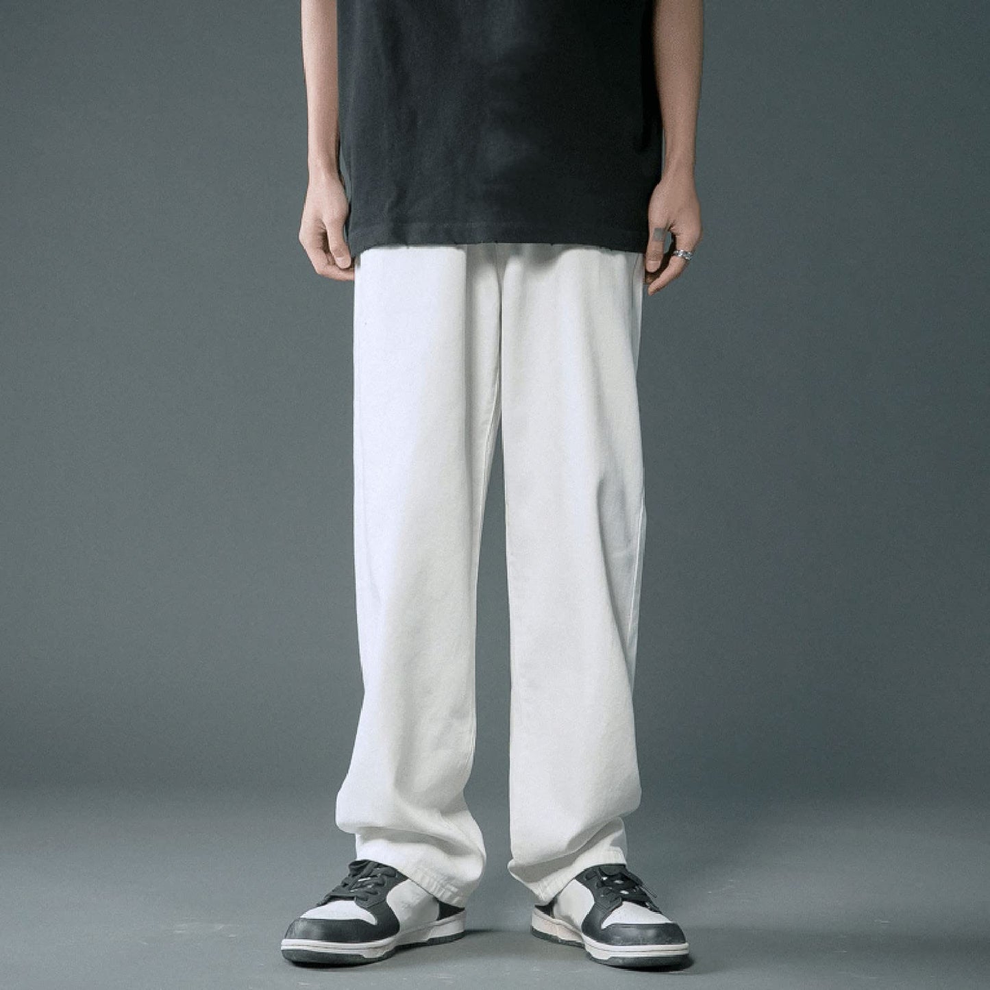 Men’s Baggy Y2K Vintage Jeans – Loose Fit Skateboard Streetwear Denim Pants