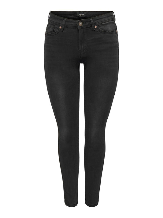 ONLY Women’s ONLWAUW Skinny Fit Jeans – Mid-Rise