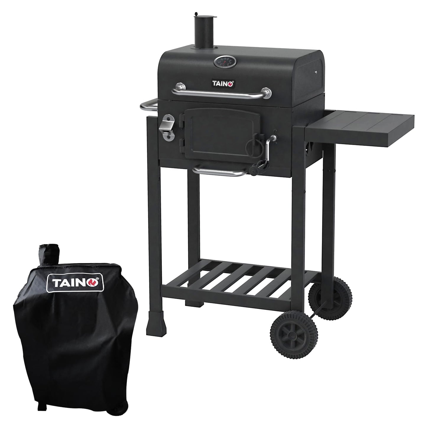 TAINO HERO XL BBQ Smoker GRILL CART Charcoal Grill Grill Fireplace Stand Grill Smoker Accessories 