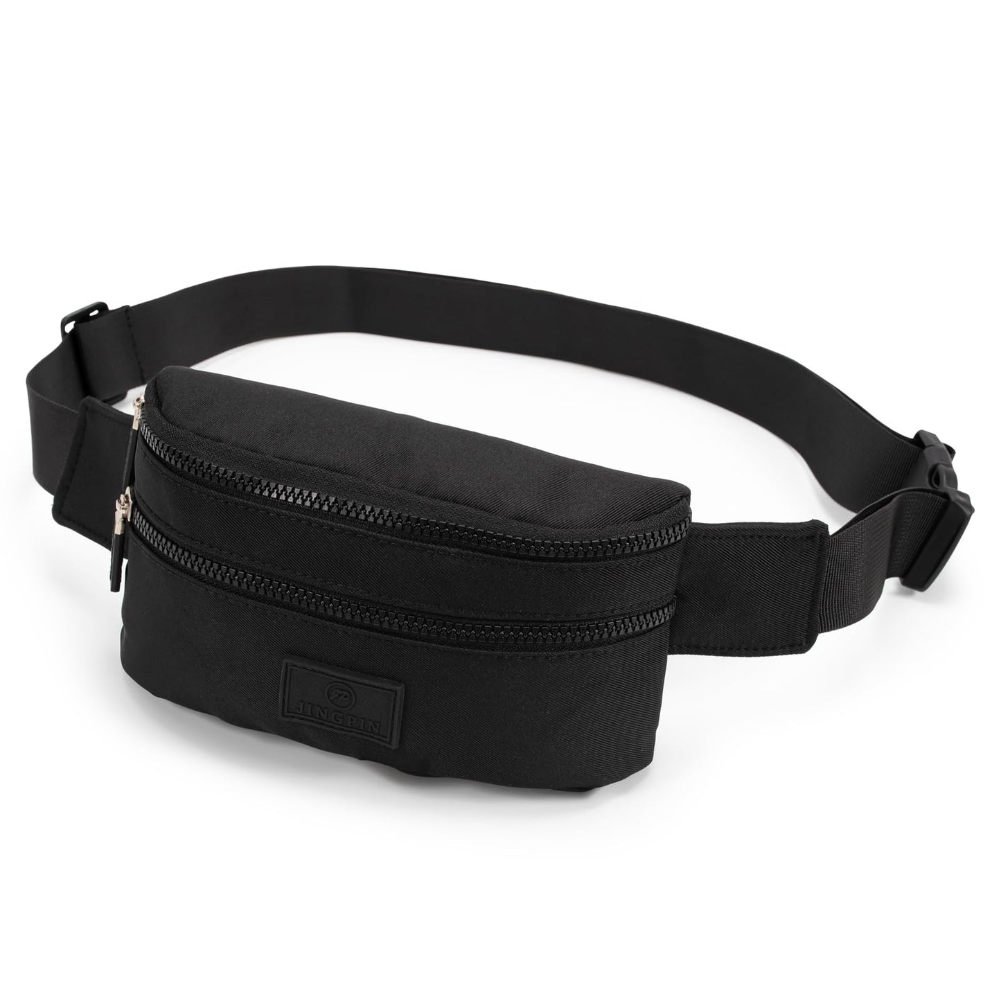 Bauchtasche Herren Und Damen, Fanny Pack, Gürteltasche Herren, wasserdichte Bauchtasche, für Reisen, Radfahren, Arbeit, Sport und Wandern (Schwarz)