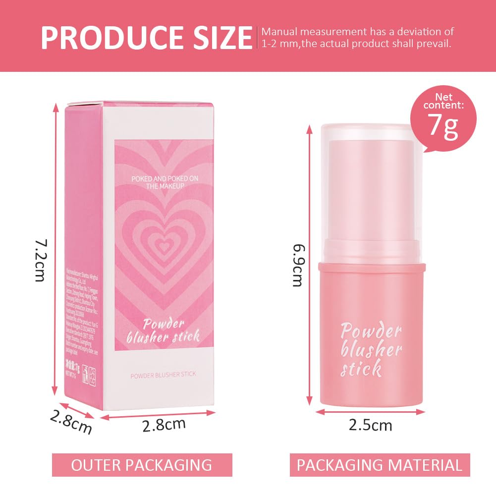 LOPHE Cream Blush Stick - 3 Pieces Set