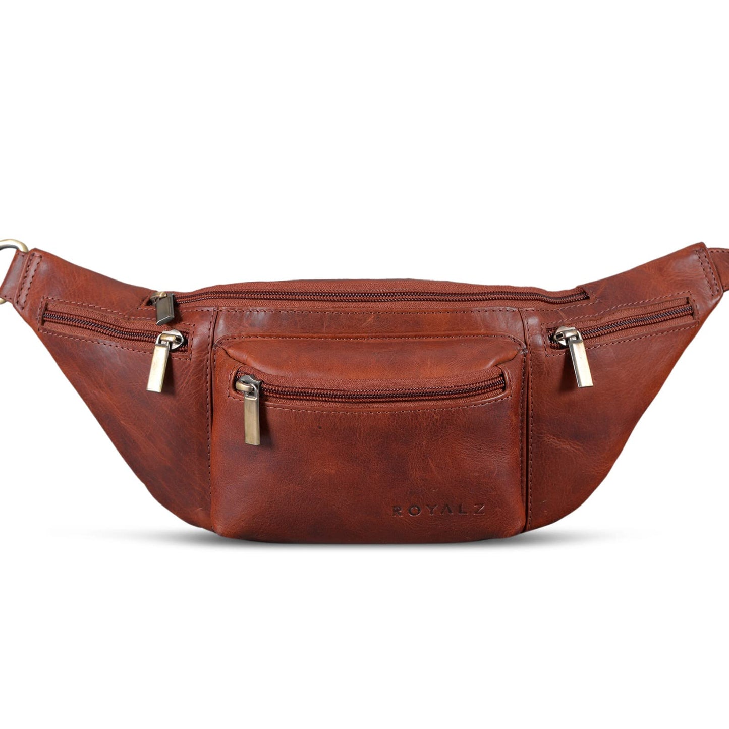 'Laguna' Leather Waist Bag – Vintage Style Crossbody Bag for Men & Women