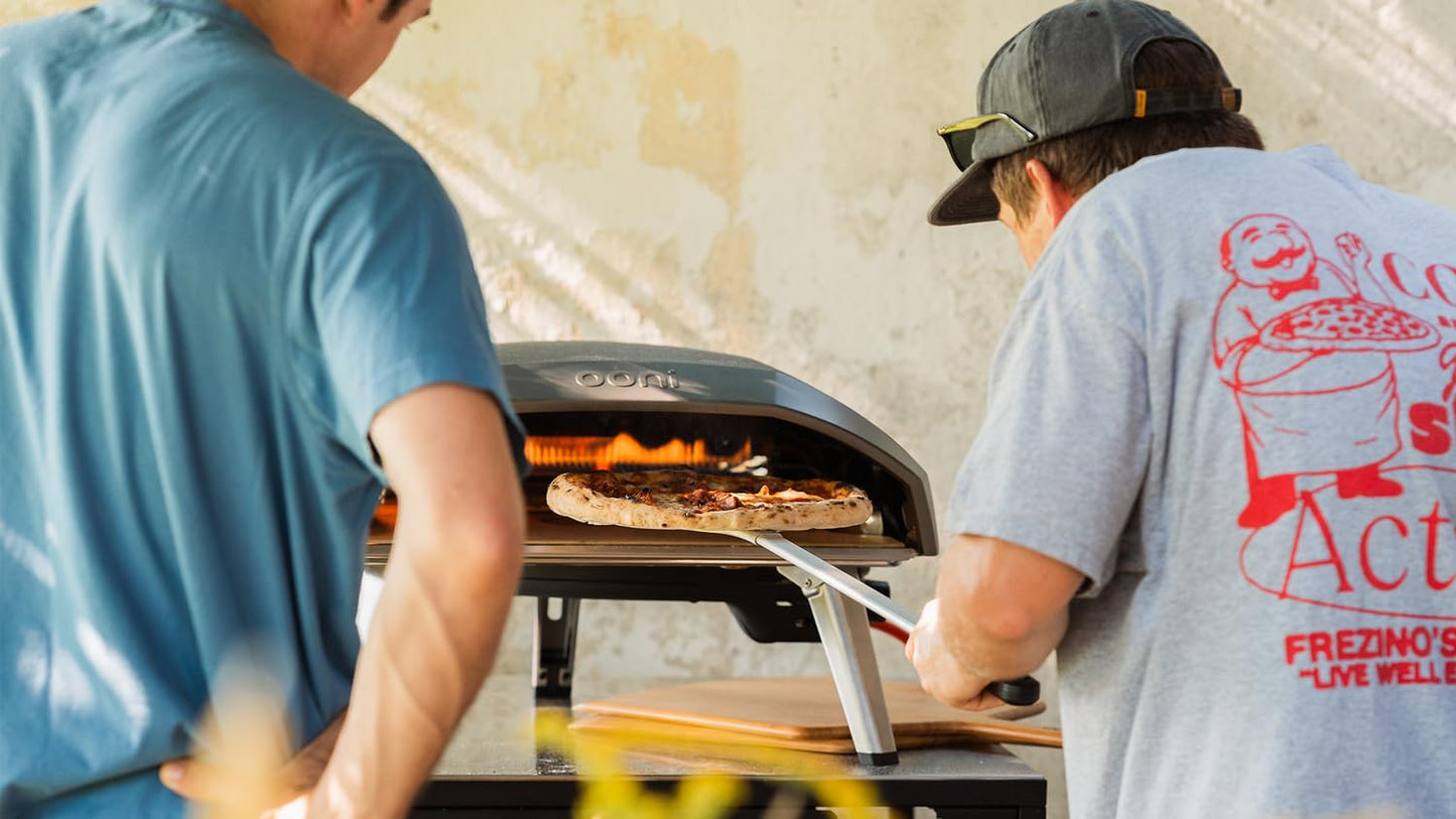 Ooni Koda 12 Gas Pizzaofen – 50 mBar Outdoor Pizzaofen – Gartenofen für Grillen, Kochen und Backen – Gartenofen für Pizzas – Pizza Oven – Kocht Pizzen in nur 60 Sekunden - (DE|AT- 50 mBar)