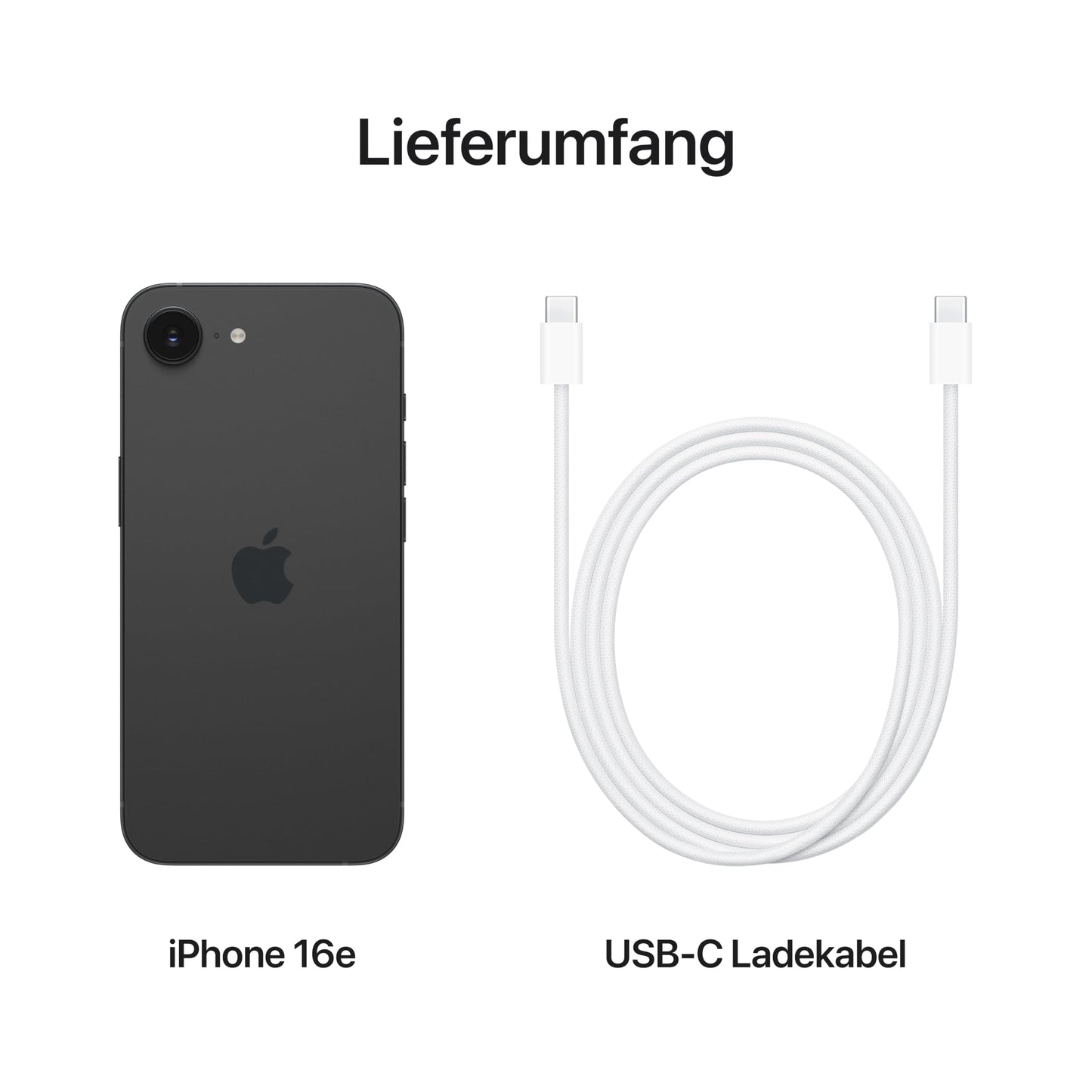 Apple iPhone 16e 128GB: Designed for Apple Intelligence, A18 Chip, Gigantic Battery Life, 48 MP Fusion Camera, 6.1 Inch Super Retina XDR Display, White