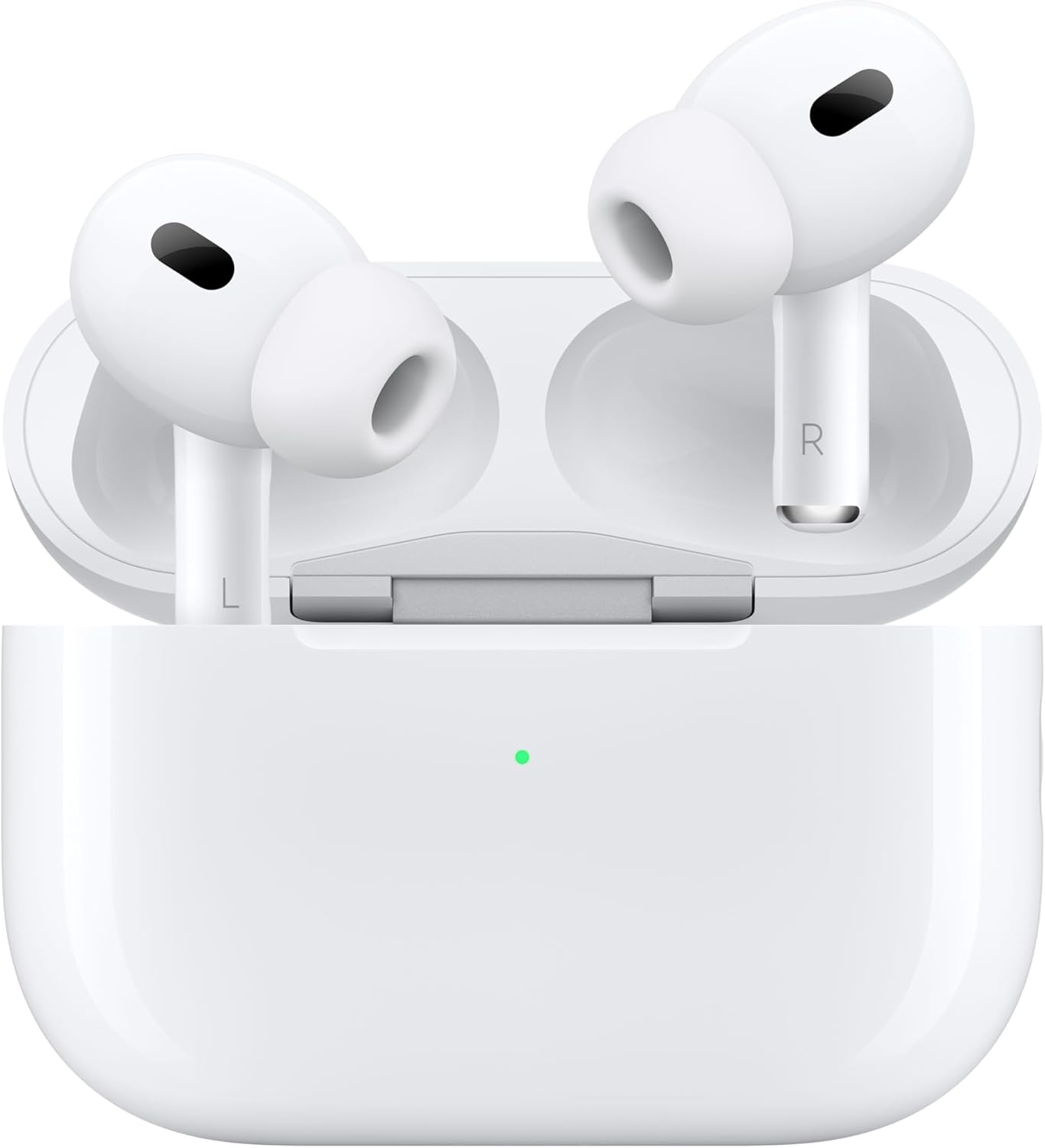 Apple AirPods Pro 2 Wireless In-Ear Headphones, Bluetooth Headphones, Active Noise Cancellation, Hearing Aid Function, Transparency Mode, Personalized 3D Audio, Hi-Fi Sound, H2 Chip, Charging via 