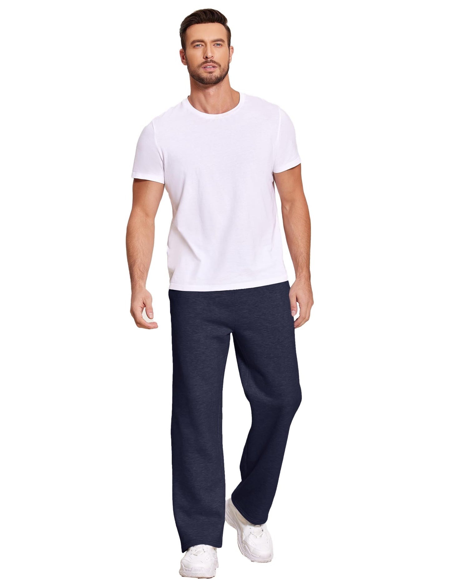 PINSPARK Men’s Winter Joggers – Fleece-Lined Sweatpants