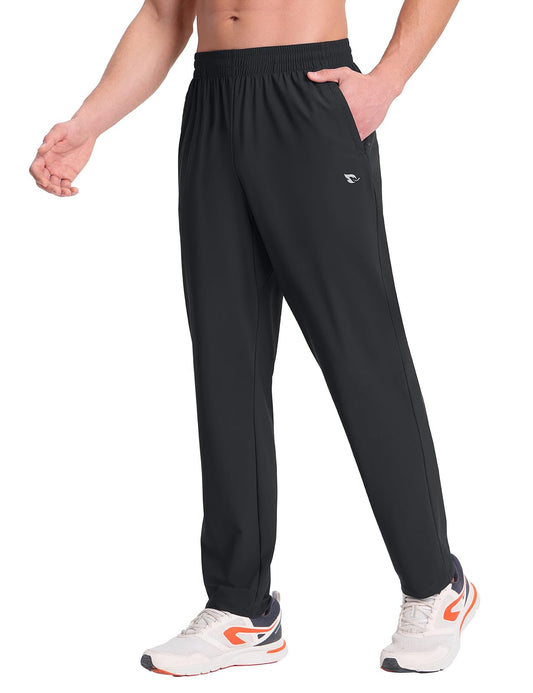 Baleaf Men’s Quick-Dry Joggers – Lightweight Nylon Running Pants