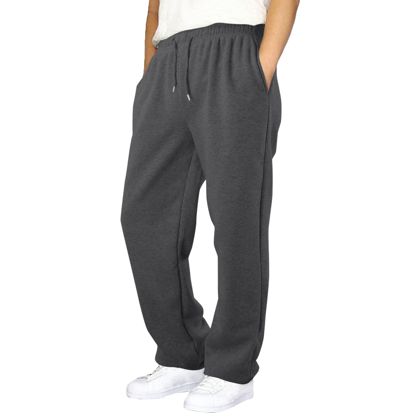 Men’s Baggy Fit Jogging Pants – Fleece-Lined Cotton Blend Sweatpants