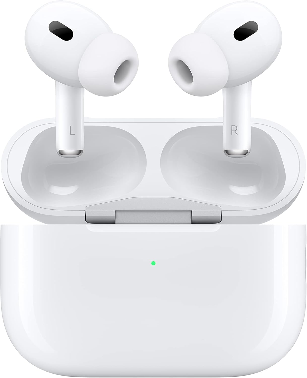 Apple AirPods Pro 2 Wireless In-Ear Headphones, Bluetooth Headphones, Active Noise Cancellation, Hearing Aid Function, Transparency Mode, Personalized 3D Audio, Hi-Fi Sound, H2 Chip, Charging via 