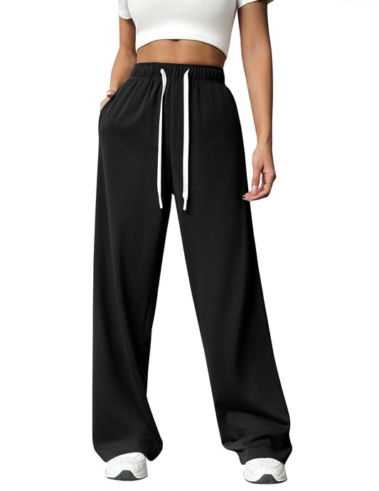 PINSPARK Women’s Jogger Pants – High-Waist Baggy Sweatpants