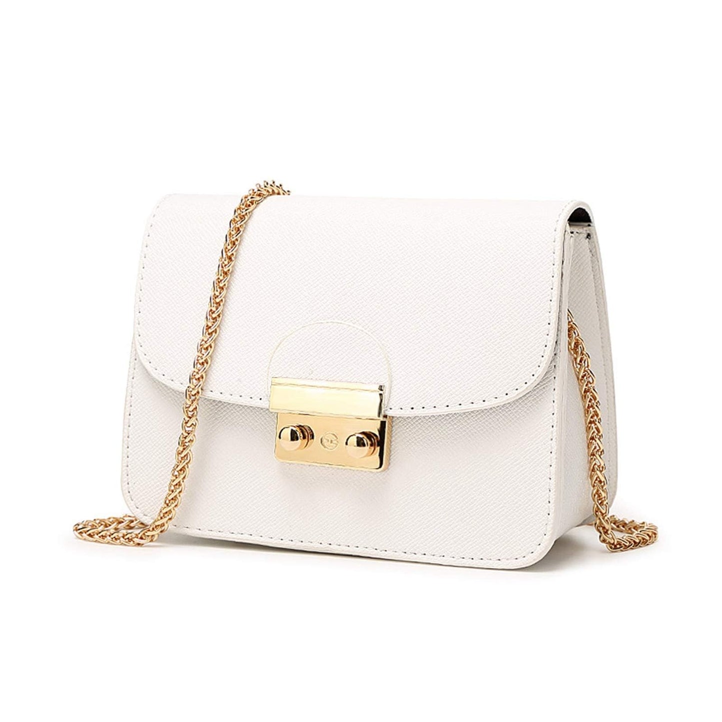 Mini Crossbody Bag for Women – Vintage Clutch Shoulder Bag with Chain Strap
