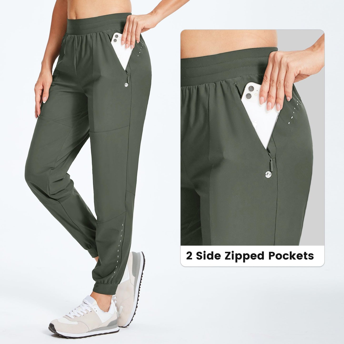 Women’s Athletic Jogger Pants – Lightweight, Quick-Dry Running & Workout Pants