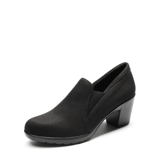 DREAM PAIRS Women's Dress Pumps with Low Block Heel