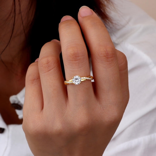 925 Sterling Silver Adjustable Ring for Women