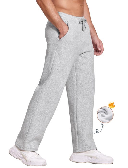 PINSPARK Men’s Winter Joggers – Fleece-Lined Sweatpants