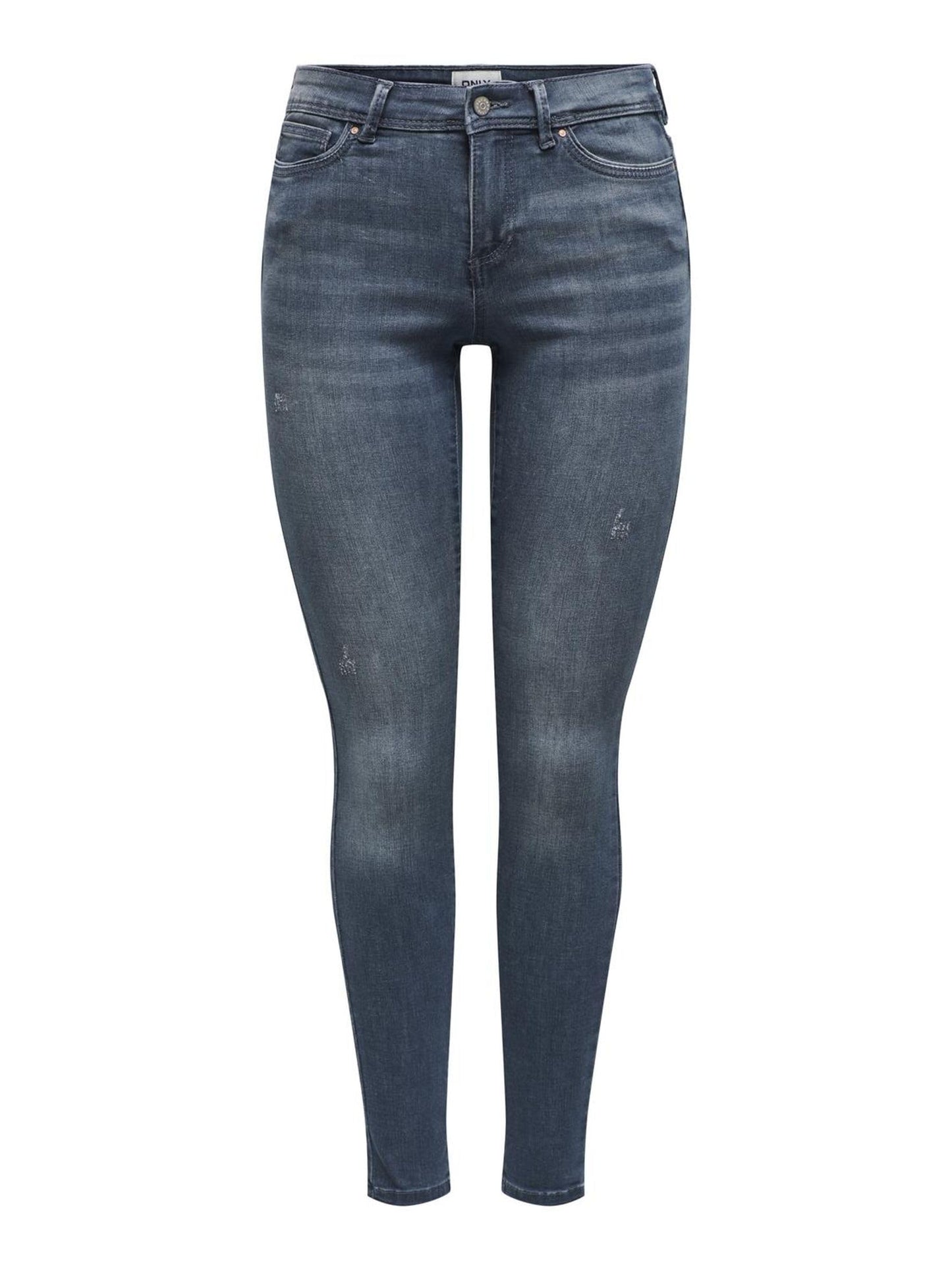 ONLY Women’s ONLWAUW Mid-Rise Skinny Fit Jeans